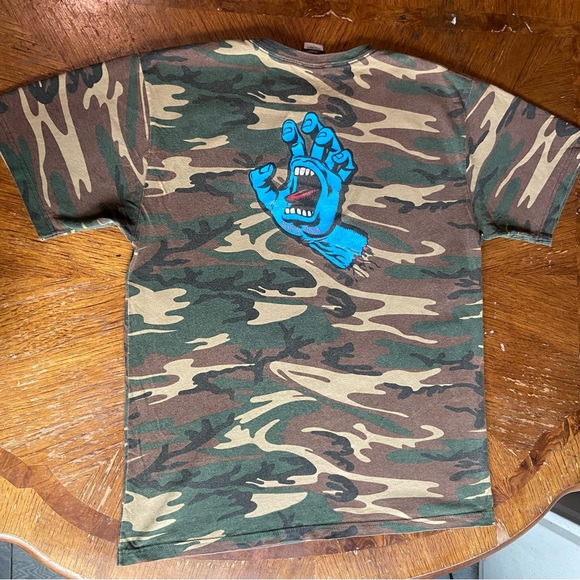 LARGE Speed Wheels Santa Cruz T-shirt - Picture 2 of 5